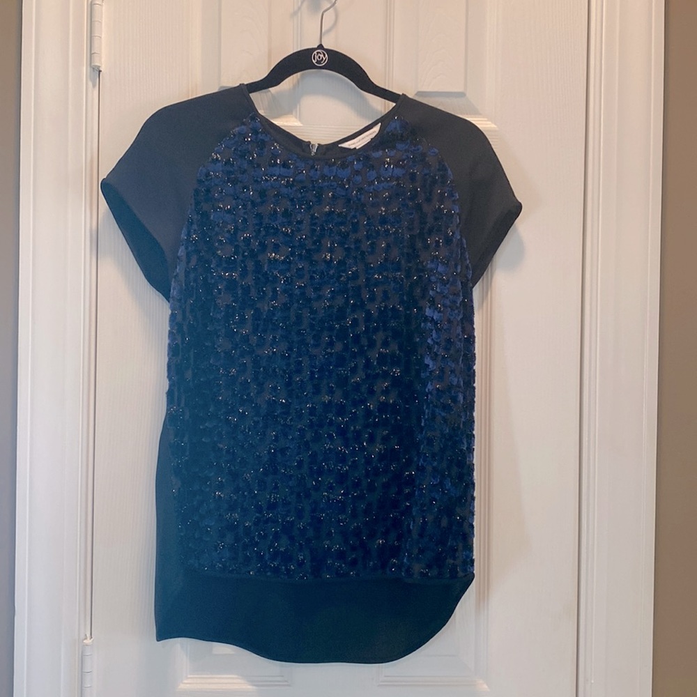 DVF Blouse- Perfect for the holiday season!